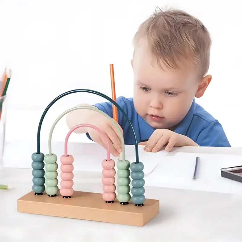 EduMonti Montessori Wooden Abacus Cover Image