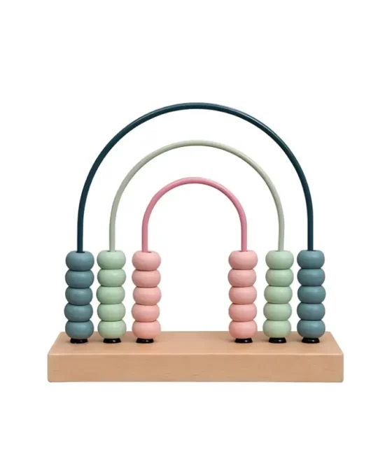 EduMonti Montessori Wooden Abacus Main