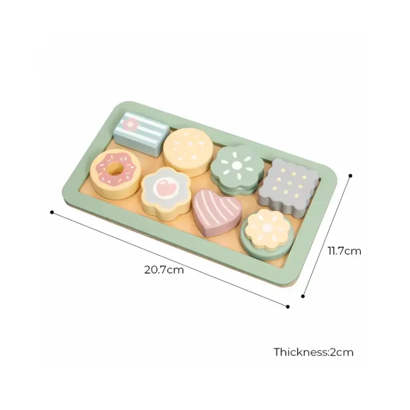 EduMonti Wooden Baking Playset Dimensions