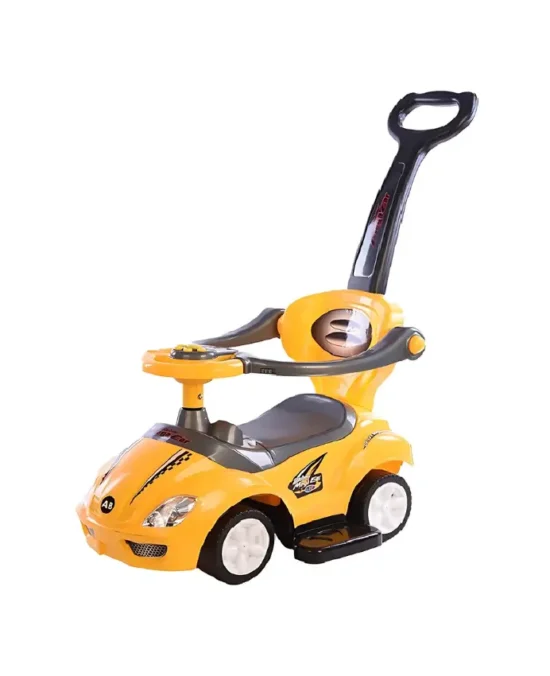 BravoExpress 3-in-1 Ride-On Car with Push Handle and Safety Guard (1)