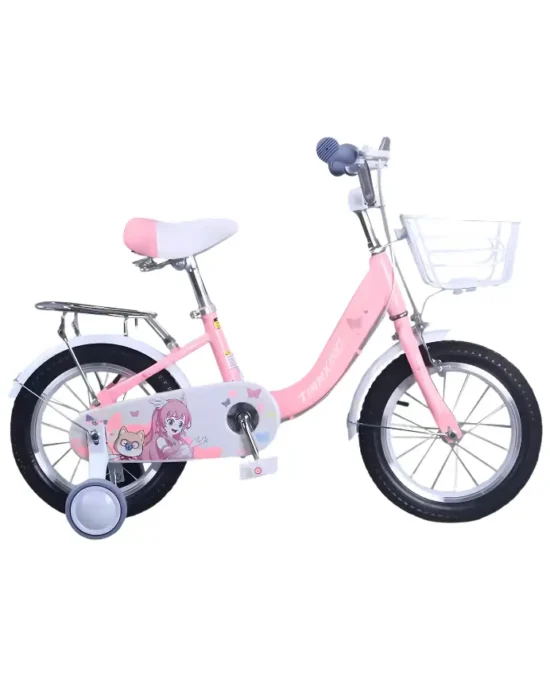 BravoExpress Bicycle with Basket and Training Wheels (3)