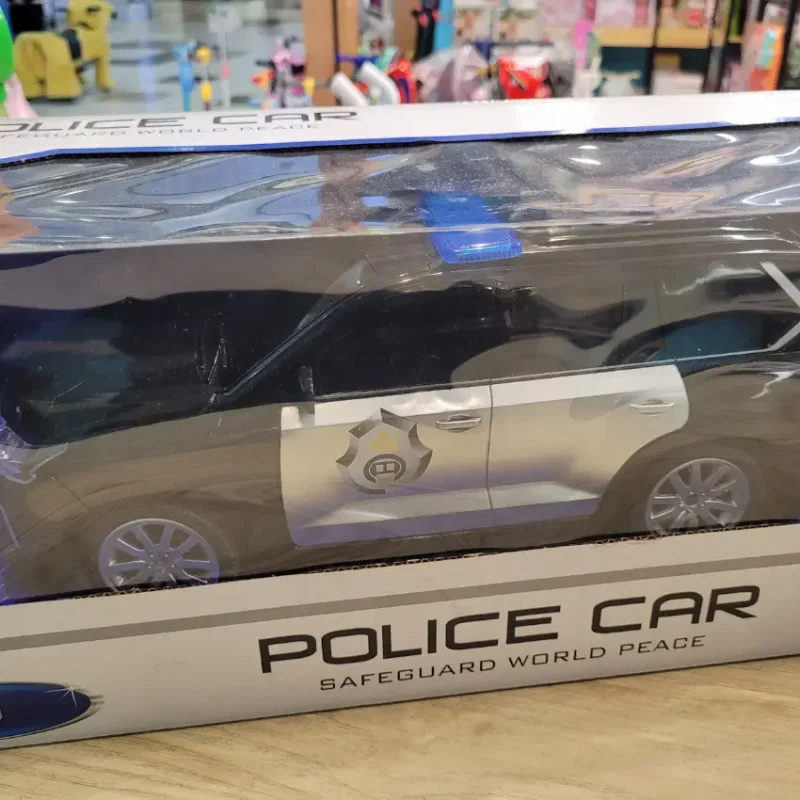 Classic RC Police Car for Street Patrolling Fun with Box