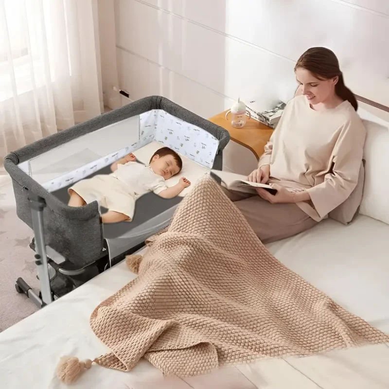 CozyNest 3-in-1 Adjustable Baby Cradle (2)