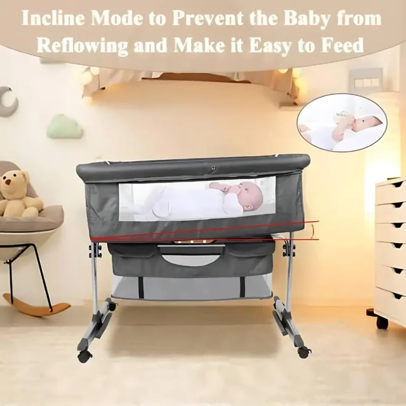 CozyNest 3-in-1 Adjustable Baby Cradle (8)