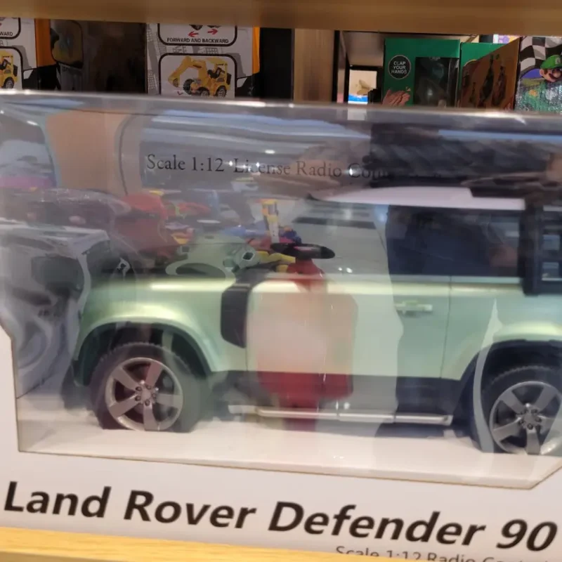 Land Rover Defender 90 RTR 112 Scale Radio-Controlled Car Side View at BravoKids Store