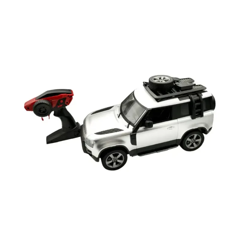 Land Rover Defender 90 RTR 112 Scale Radio-Controlled Car The White Color