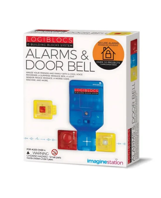 LogiBlocs Alarms and Door Bell Spy Tech e-Building Blocks Kit (1)