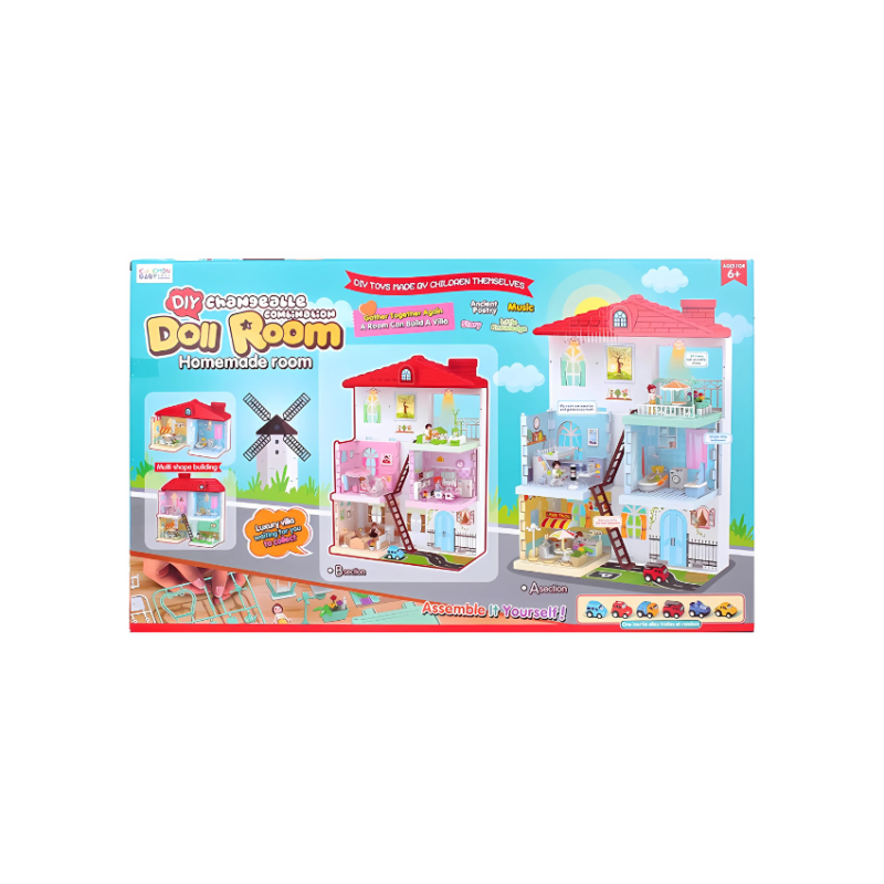 My Dream Home Playset - Build-Your-Own Dollhouse (1)