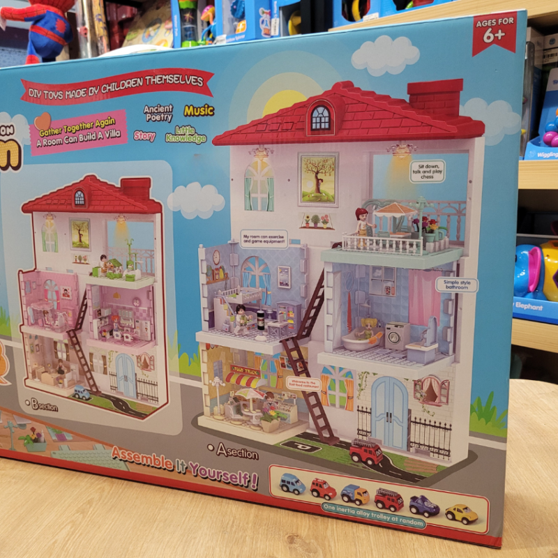 My Dream Home Playset - Build-Your-Own Dollhouse (12)