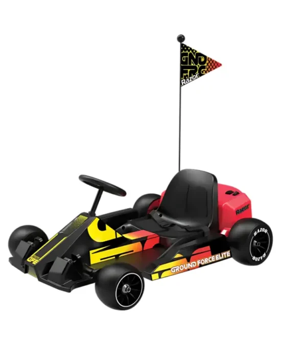 Razor Ground Force Elite Go-Kart BlackRed – High-Speed Electric Thrills for Teens (6)