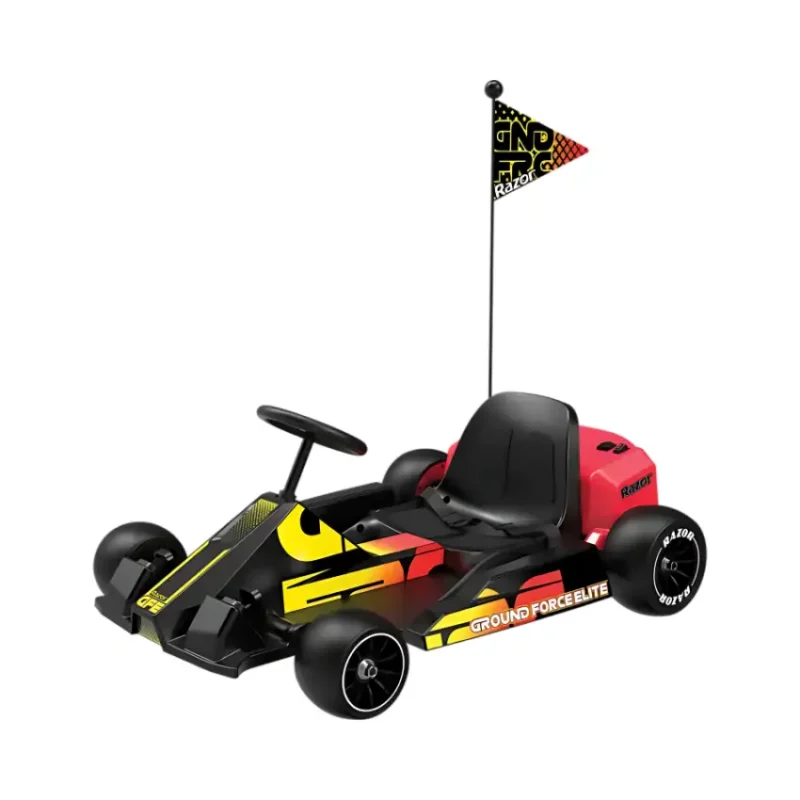 Razor Ground Force Elite Go-Kart BlackRed – High-Speed Electric Thrills for Teens (6)