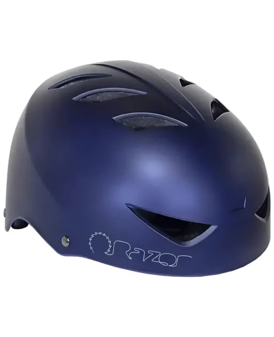 Razor V-17 Adult Multi-Sport Helmet, Satin Navy - Adjustable Fit (1)