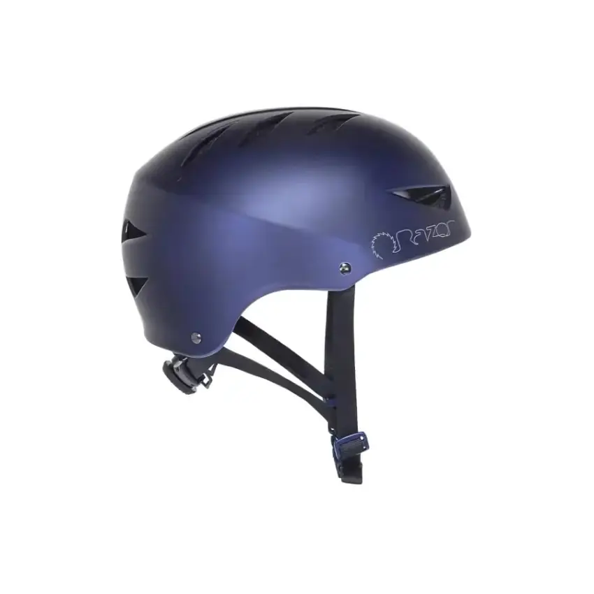 Razor V-17 Adult Multi-Sport Helmet, Satin Navy - Adjustable Fit (2)