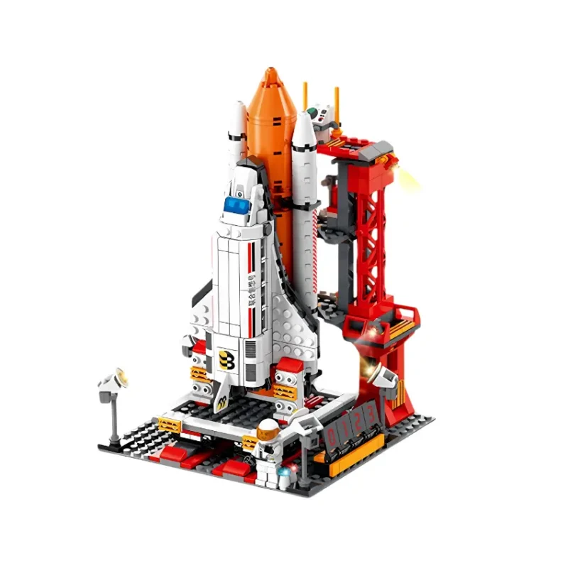 Space Rocket Building Blocks Set – 682-Piece Cosmic Adventure Kit (2)