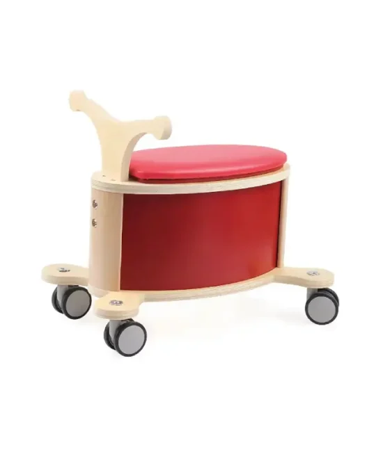 Udeas Multi-Function Ride and Roll Balance Toy for Active Play Red Cover