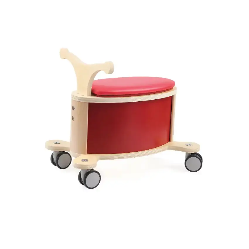 Udeas Multi-Function Ride and Roll Balance Toy for Active Play Red Cover