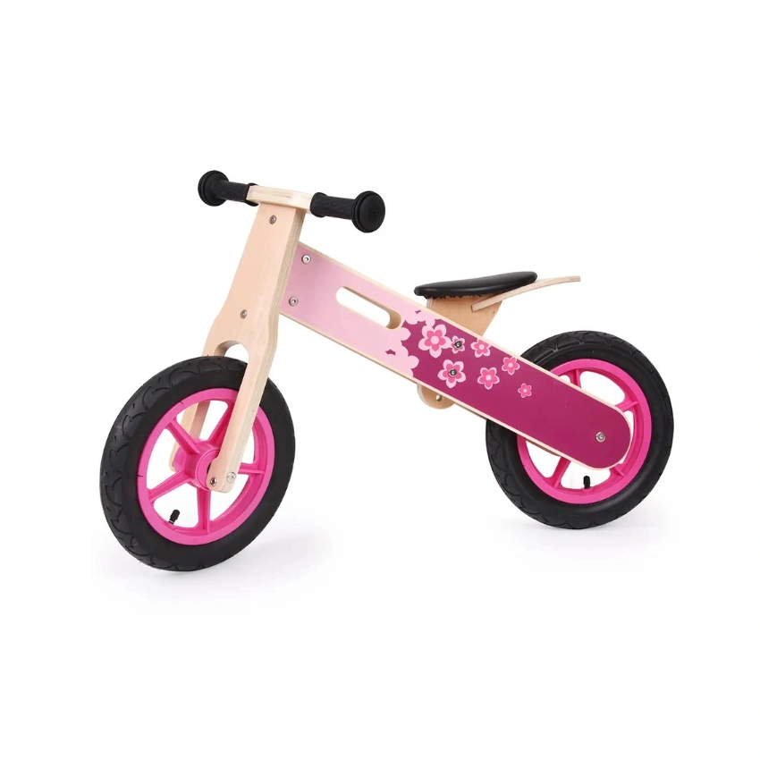 Udeas-Wooden-Balance-Bike-Pink-Main