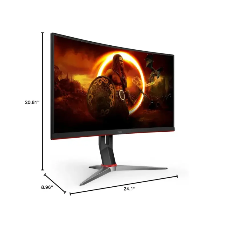 AOC Monitor Gaming 240hz 0.5ms Curved C27G2Z (3)