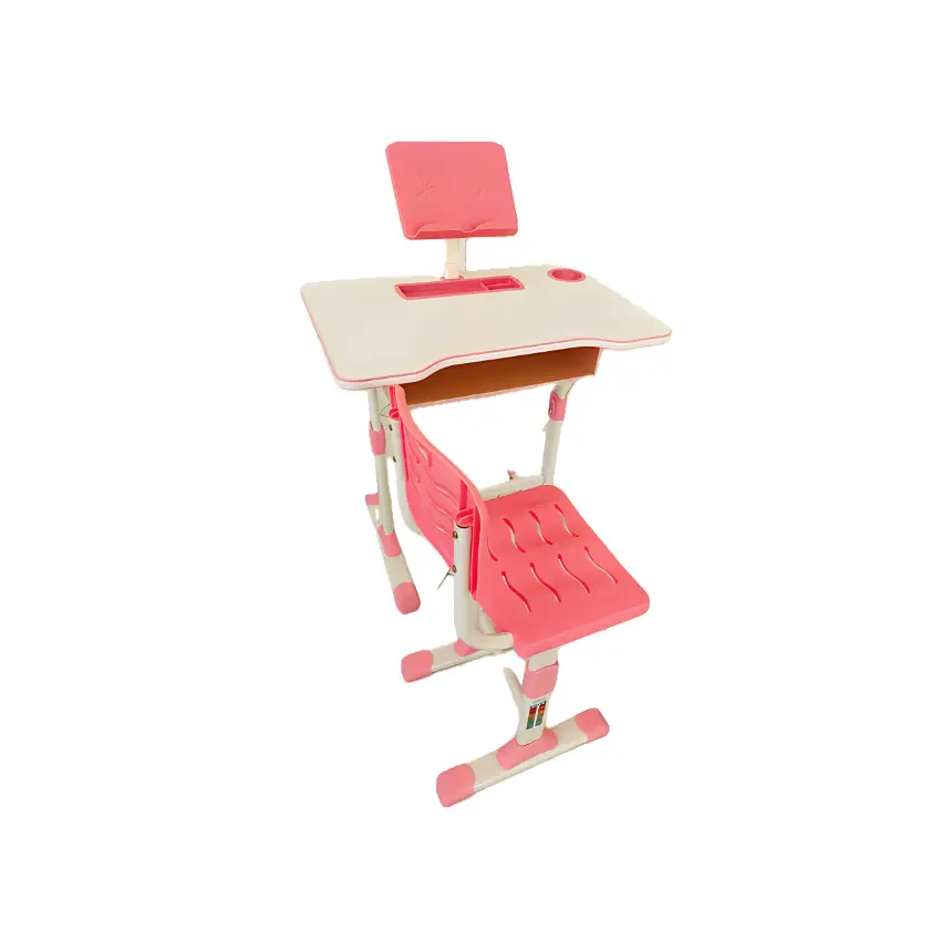 Aacown Student Table and Chair Set - Pink