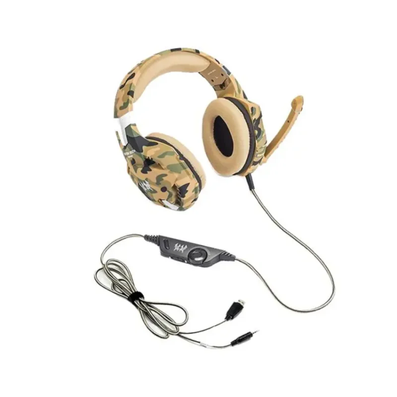 Kotion Each G2600 Gaming Headphone with Mic and LED Camo (2)