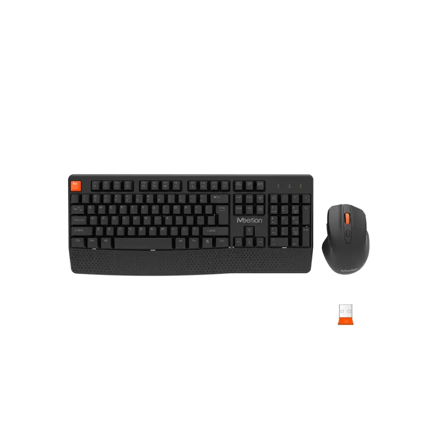 MeeTion C4130 Wireless Combo Keyboard and Mouse Black (6)