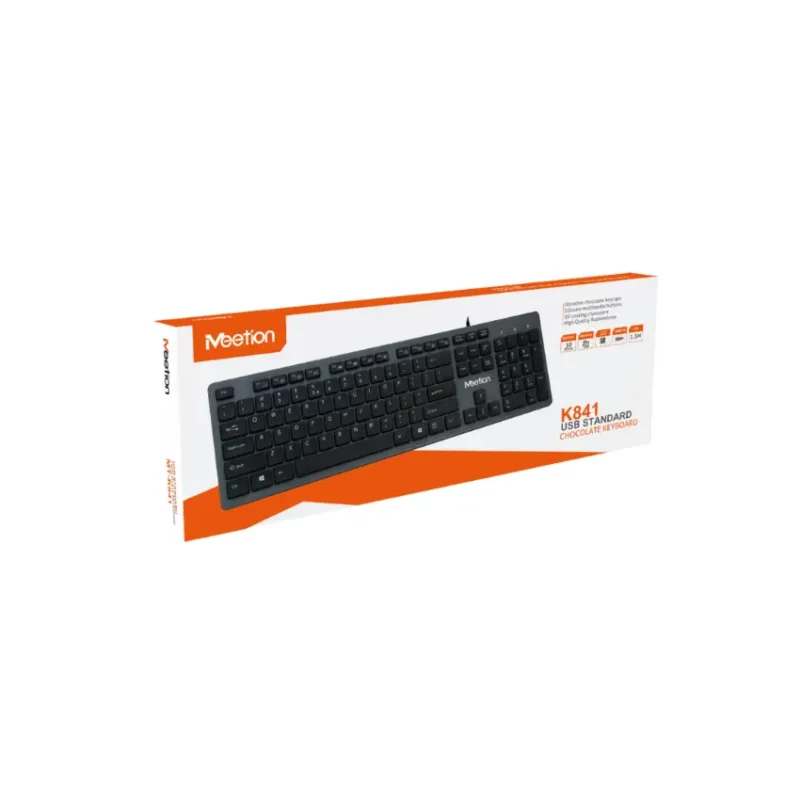 MeeTion K841 USB Standard Chocolate Keyboard (3)