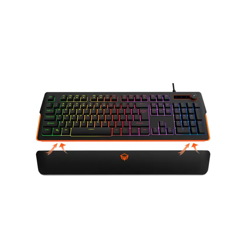 MeeTion K9520 RGB Magnetic Wrist Rest Keyboard for Gaming (6)