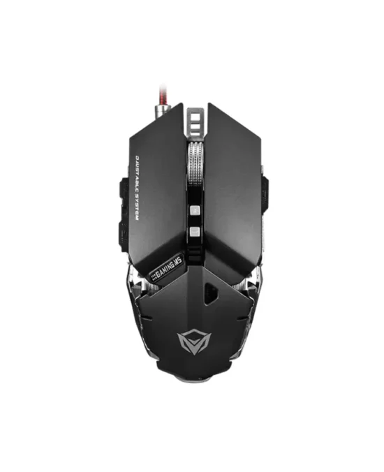 MeeTion M985 Metal Mechanical Programmable Gaming Mouse Black Main