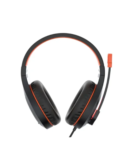 MeeTion MT-HP021 Stereo Gaming Headset with Mic Black Orange Lightweight Backlit (5)