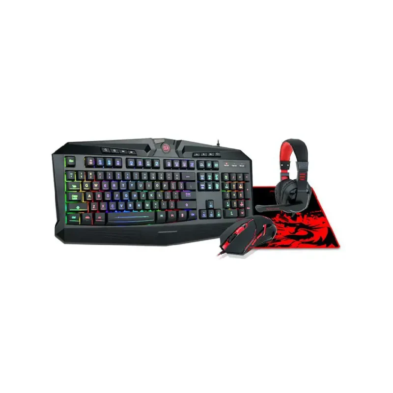 Redragon 4-in-1 Combo S101-BA-2 Keyboard, Mouse, Headset & Mouse Pad (2)