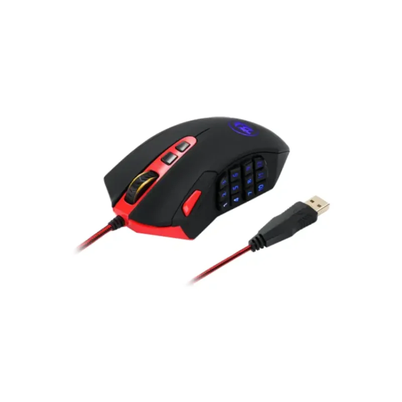 Redragon M901 Perdition 24000DPI MMO Mouse LED RGB Wired Gaming Mouse (3)