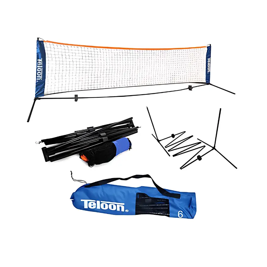 Teloon Badminton Net And Pole Set 6M BT006