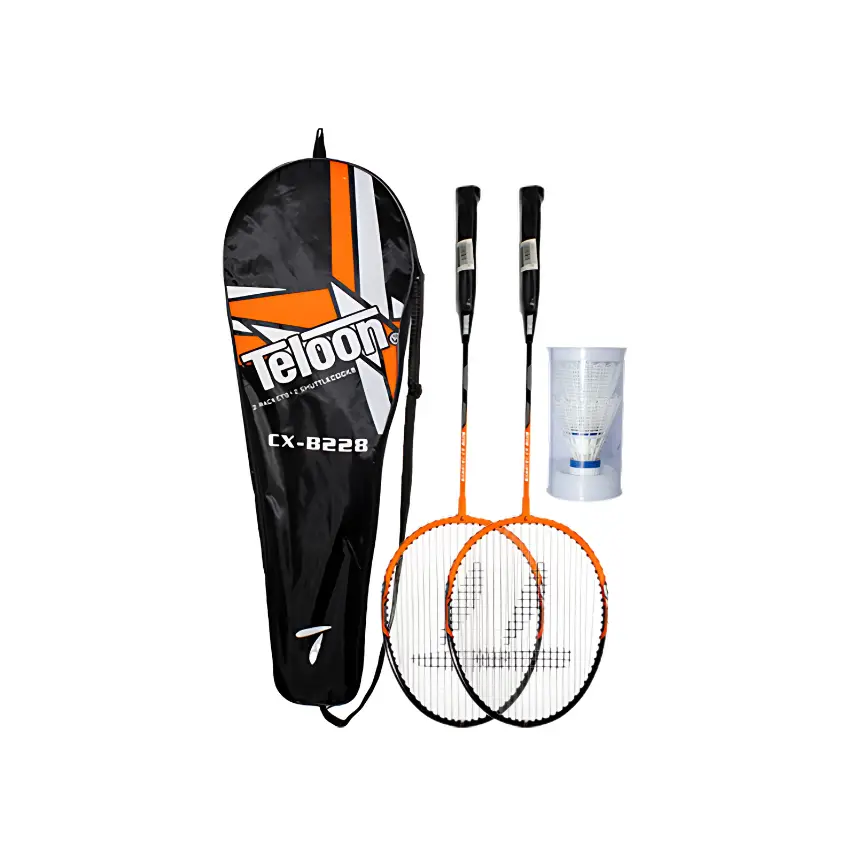 Teloon Badminton Racket Set (2 Pcs) + 2 Shuttlecocks – CX-B228 Main