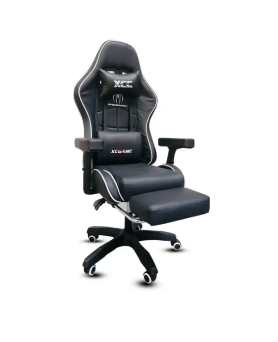 XC-Game Gaming Chair GFY102T18 Black with White Lines