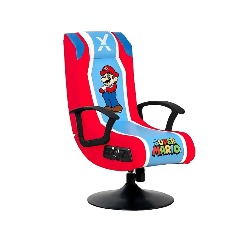 XRocker Super Mario 2.1 Audio Pedestal Gaming Chair (4)