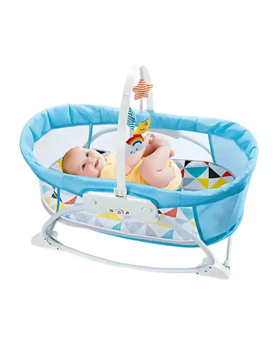 Baby Sleep Bassinet with Calming Vibrations and Toys (2)