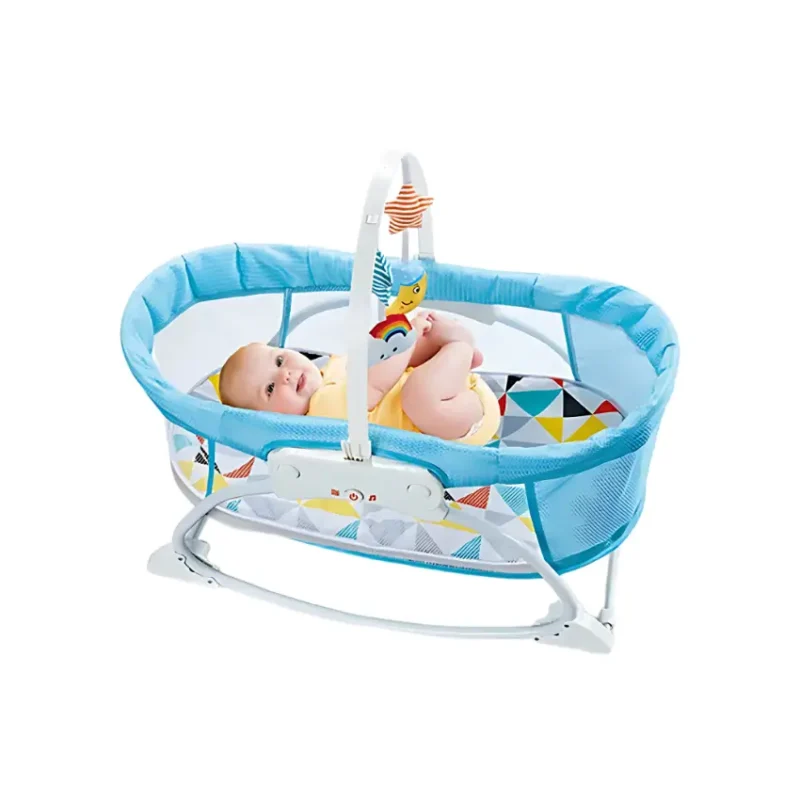 Baby Sleep Bassinet with Calming Vibrations and Toys (2)