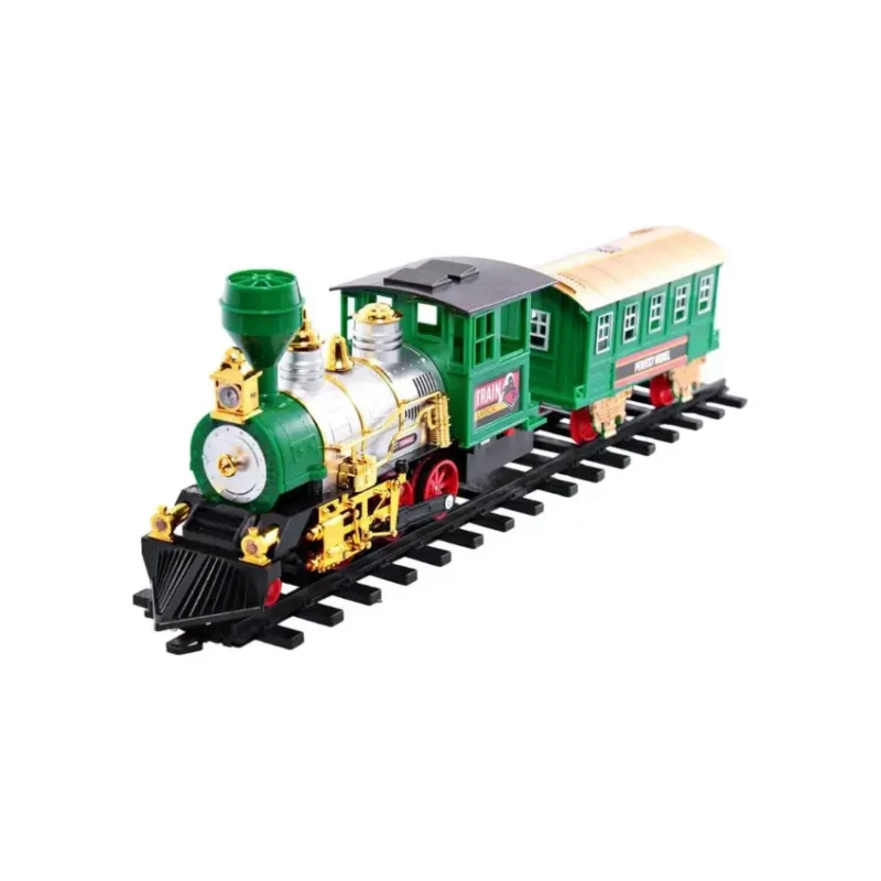 Classical Train Set with Sound, Lights, and Smoke (2)