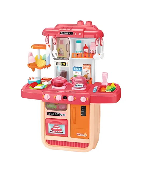 Little Chef Puzzle Kitchen Set - Pink (5)