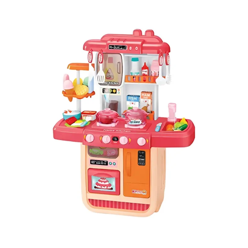 Little Chef Puzzle Kitchen Set - Pink (5)