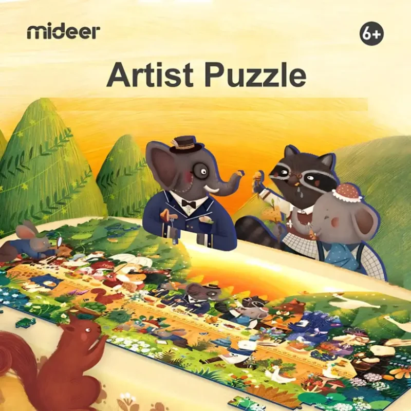 Mideer Forest Carnival - Artist Puzzle - 528 Pieces (4)