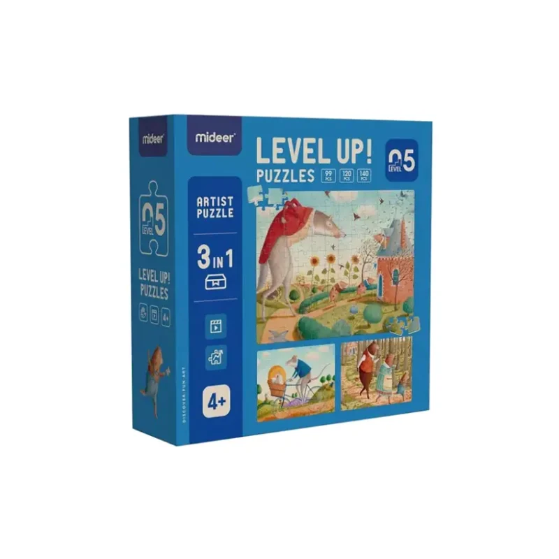 Mideer Level Up! Puzzles - 3-in-1 Artist Puzzle Box - Wilson Jay (2)