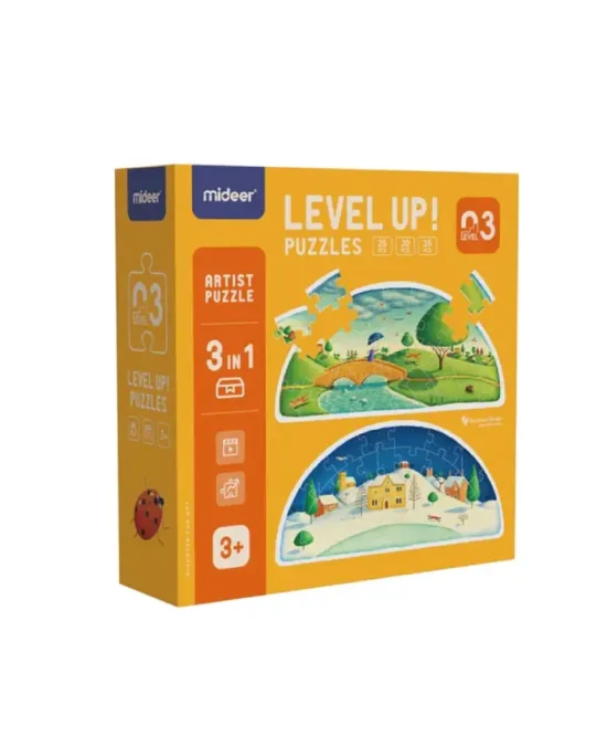 Mideer Level Up! Puzzles - 4-in-1 Artist Puzzle Box (2)