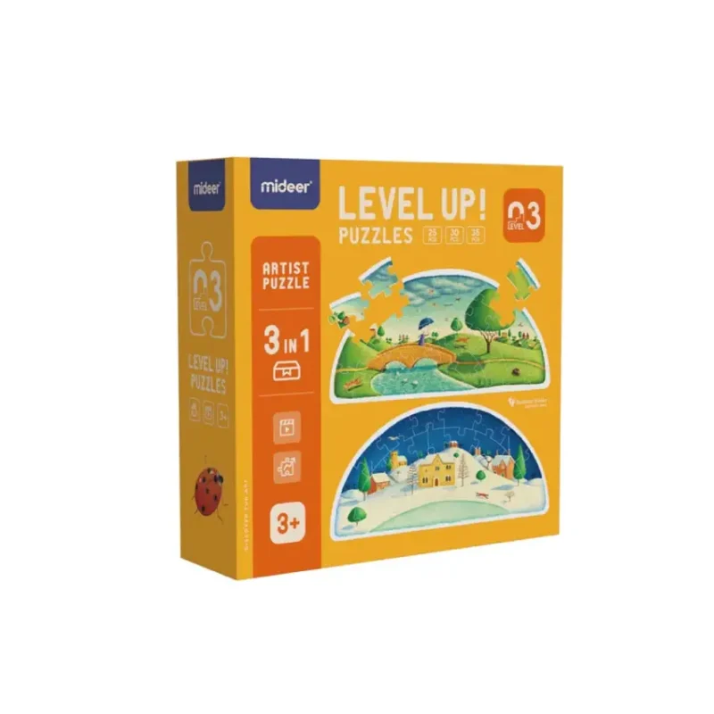 Mideer Level Up! Puzzles - 4-in-1 Artist Puzzle Box (2)