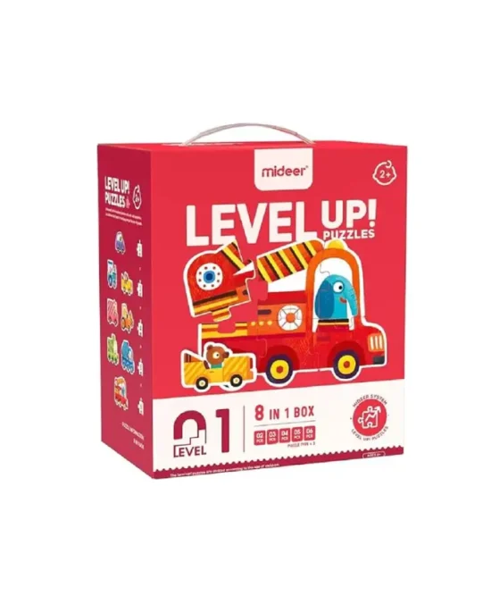 Mideer Level Up! Puzzles - 8-in-1 Box - Traffic (3)