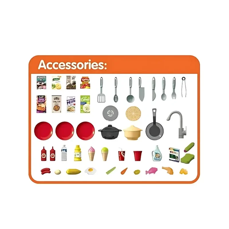 Talented Chef DIY Kitchen Play Set - 85 Pieces (3)