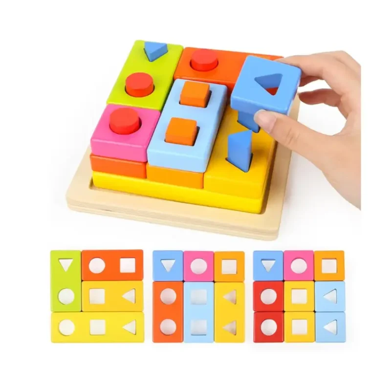 TopBright Gordon Shape Block Stacking Toy (3)