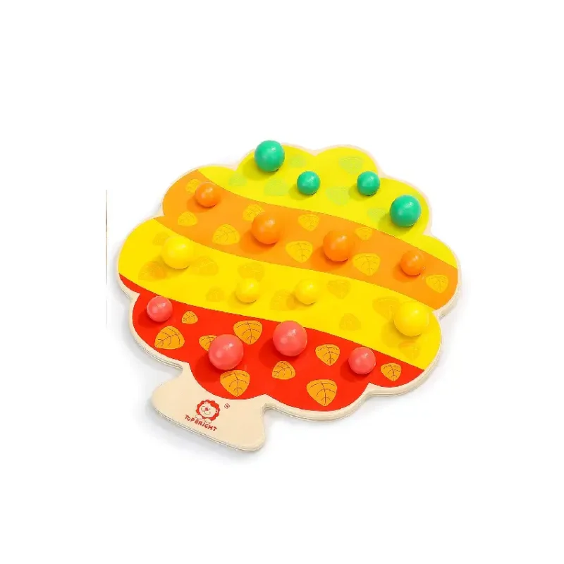 TopBright Wooden Pecker's Fruit Fiesta Game (6)