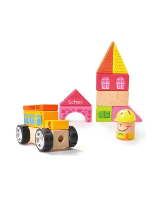 TopBright Wooden School Sound Blocks