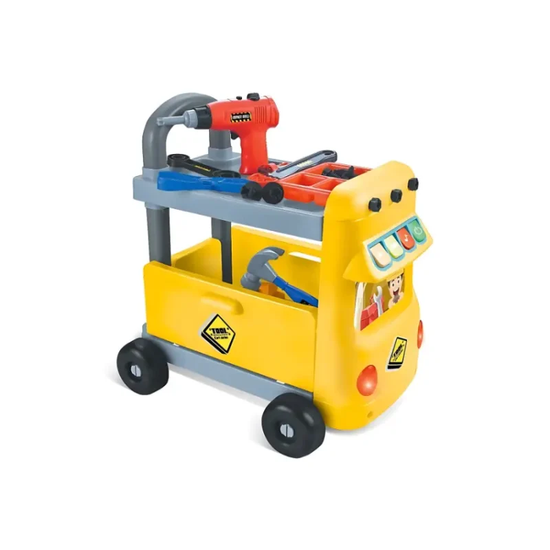 Toy Tool Cart with Tools and Accessories (1)